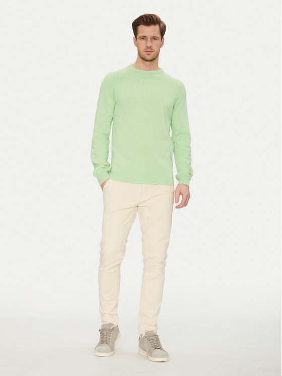 Blend Blend Sweter 20717701 Zielony Regular Fit