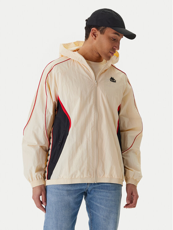 Kappa Kappa Széldzseki Banda Silas 222 37222WW Ekru Comfort Fit