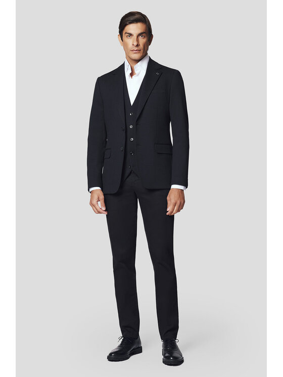Lancerto Lancerto Marynarka Terlizzi MA131224000007 Czarny Slim Fit