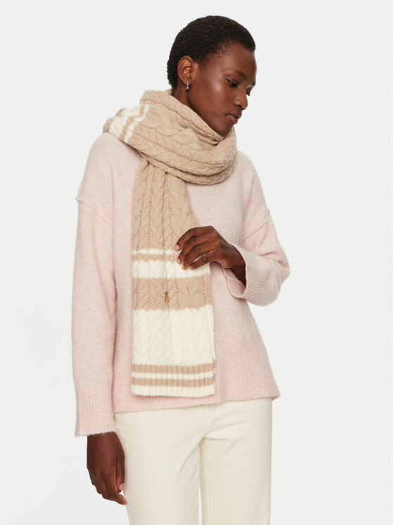 Tommy Hilfiger Tommy Hilfiger Schal Naval AW0AW16654 Beige