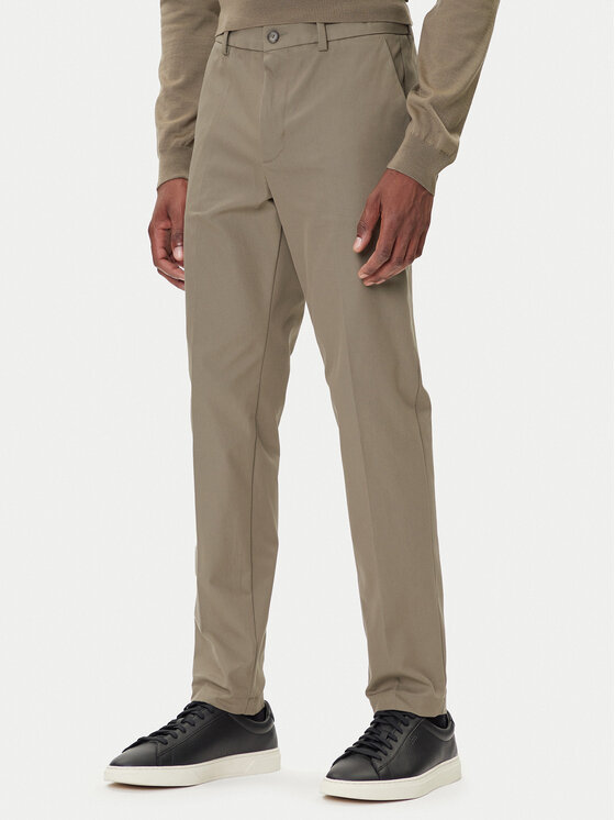 BOSS Chinosy P-Kaiton1 50543945 Beżowy Slim Fit
