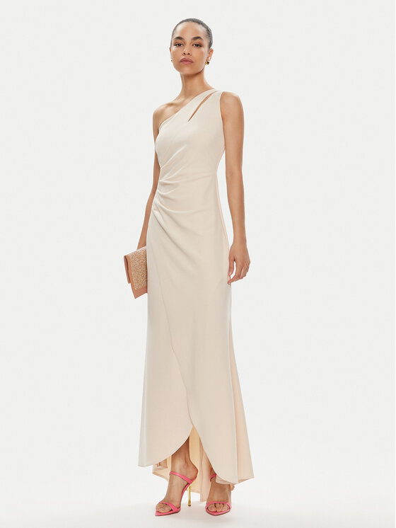 Rinascimento Rinascimento Abendkleid CFC0118275003 Beige Regular Fit