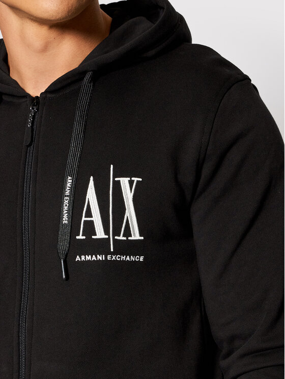 Armani Exchange Armani Exchange Bluza 8NZMPP ZJ1ZZ 1200 Czarny Regular Fit