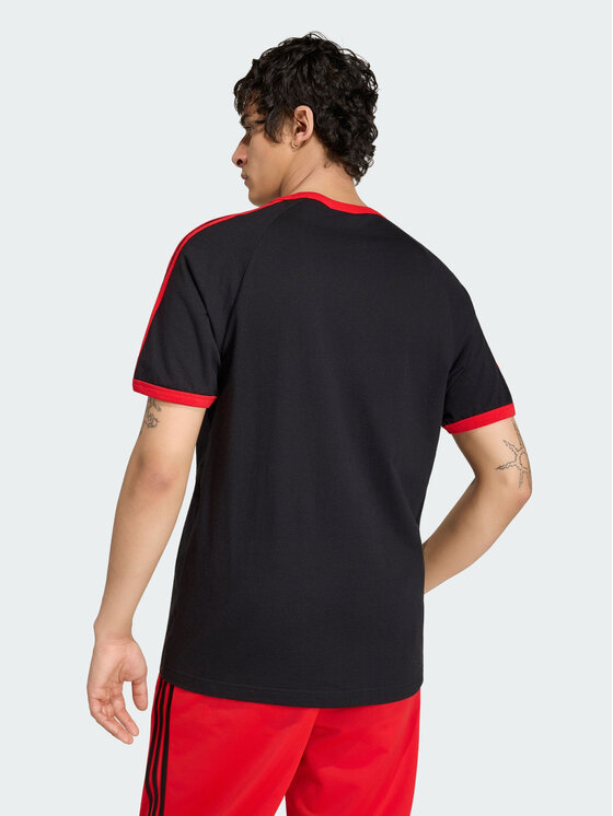 adidas adidas T-Shirt 3-Stripes Czarny Regular Fit