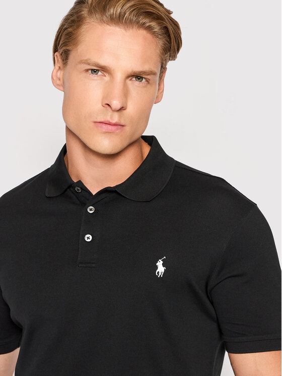 Polo Ralph Lauren Polo Ralph Lauren Поло 710541705 Чорний Slim Fit
