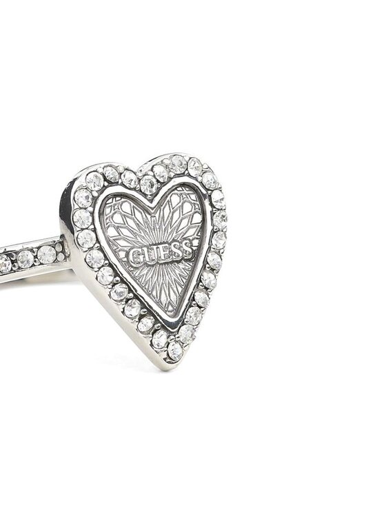 Guess Guess Pierścionek JUBR03243JW-RH-54 Srebrny