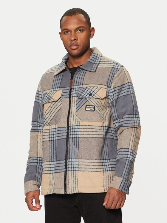 Protest Protest Μπουφάν μεταβατικό Shift 6728244 Μπεζ Loose Fit