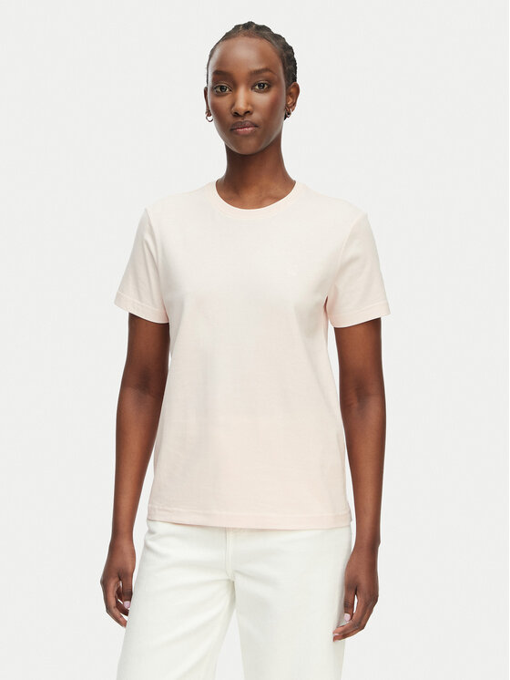 Calvin Klein Jeans Póló Monogram LV047B224G Világos rózsaszín Regular Fit