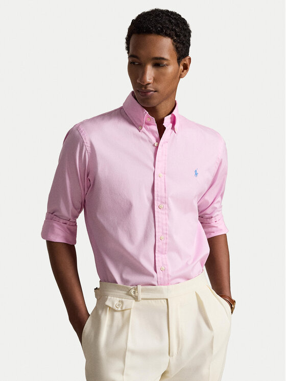 Polo Ralph Lauren Polo Ralph Lauren Krekls 710B20512002 Rozā Custom Fit