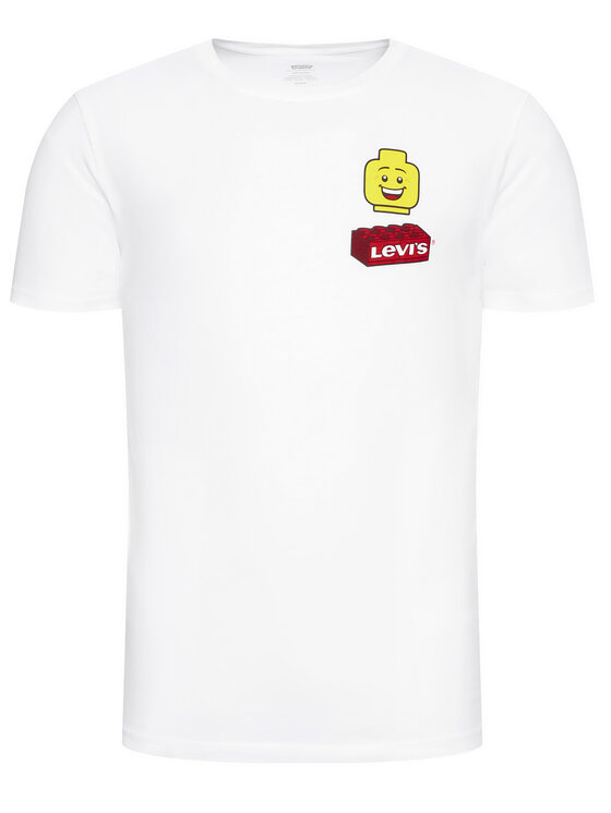 Levi's® Levi's® T-shirt LEGO Thun Nam 16143-0220 Bianco Relaxed Fit