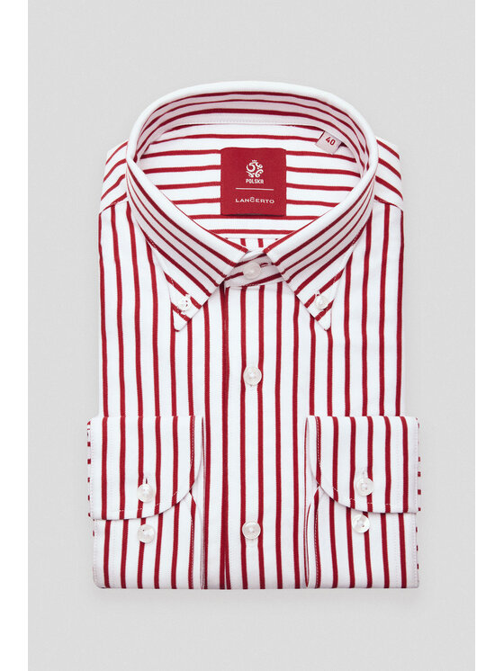 Lancerto Lancerto Koszula Celeste KO073225000004 Biały Slim Fit