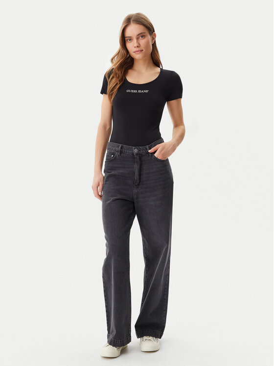 Guess Jeans Guess Jeans Glaustinukė W5GP25 J1314 Juoda Slim Fit