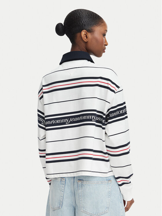 Tommy Jeans Tommy Jeans Polo särk DW0DW23145 Valge Regular Fit