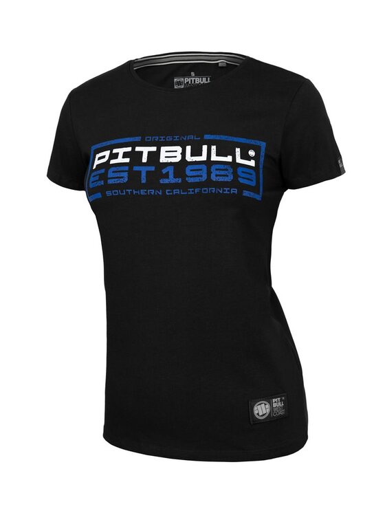 PITBULL PITBULL T-Shirt Koszulka damska In Blue XS Czarny Regular Fit