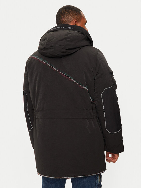 Aeronautica Militare Aeronautica Militare Winterjacke 242AB2195CT3431 Schwarz Regular Fit