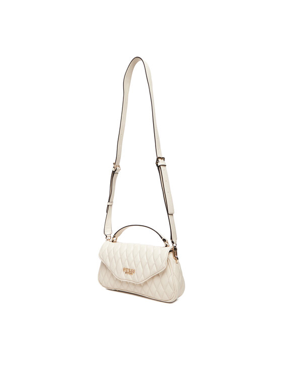 Guess Guess Kabelka Valla HWQG81 22200 Écru