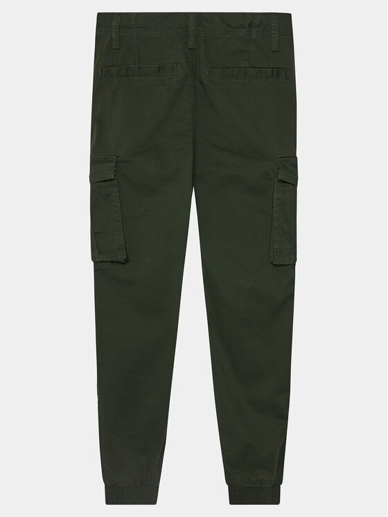 NAME IT NAME IT Παντελόνι υφασμάτινο Ryan 13151735 Πράσινο Regular Fit