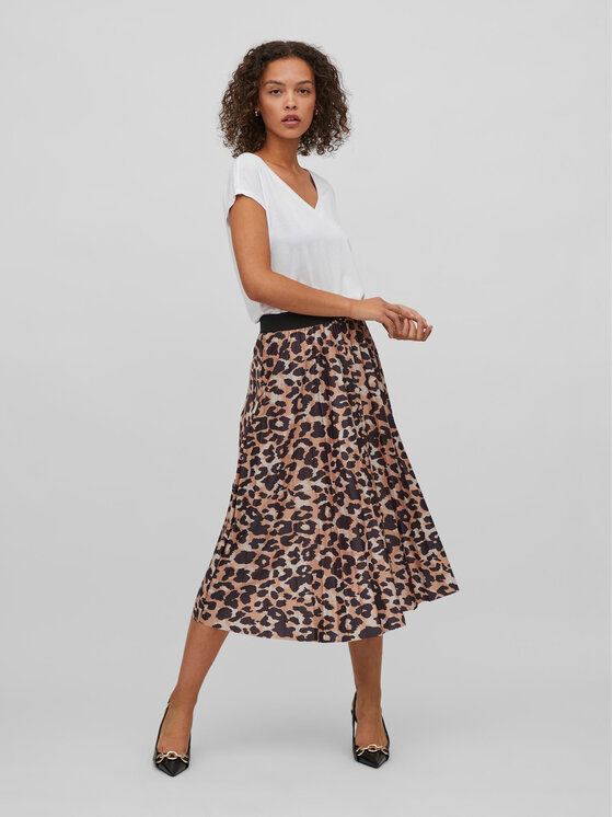 Vila Vila T-Shirt Modala 14074847 Weiß Relaxed Fit
