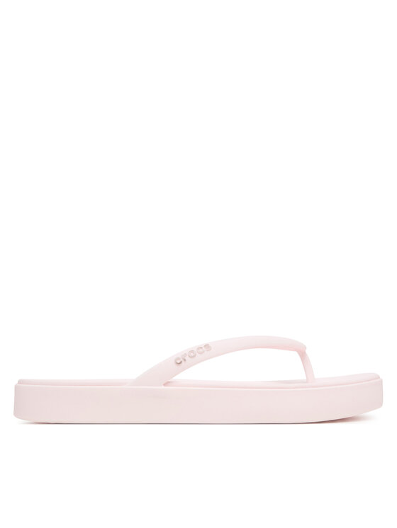 Crocs Crocs Žabky Miami Square Flatform Flip 214161 Světle růžová