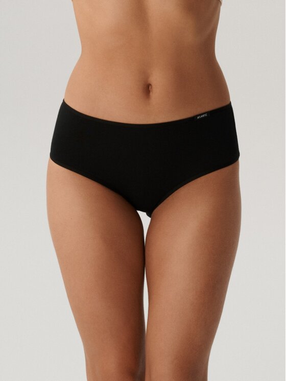 Atlantic Atlantic Figi klasyczne folded elastic classic Czarny