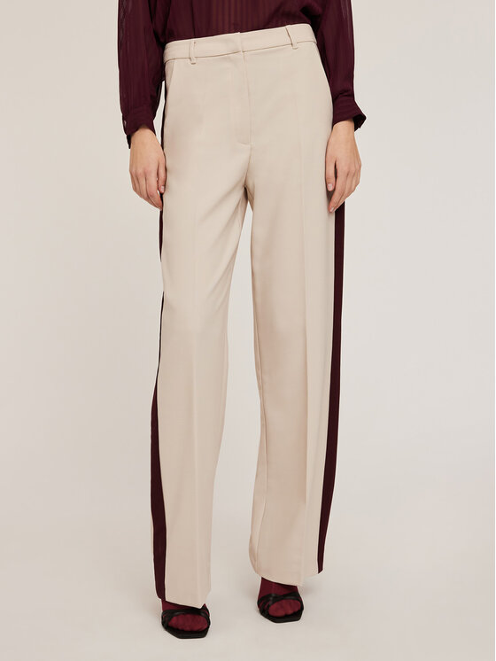 Motivi Motivi Pantaloni di tessuto P204Q003760N002 Écru Over Fit