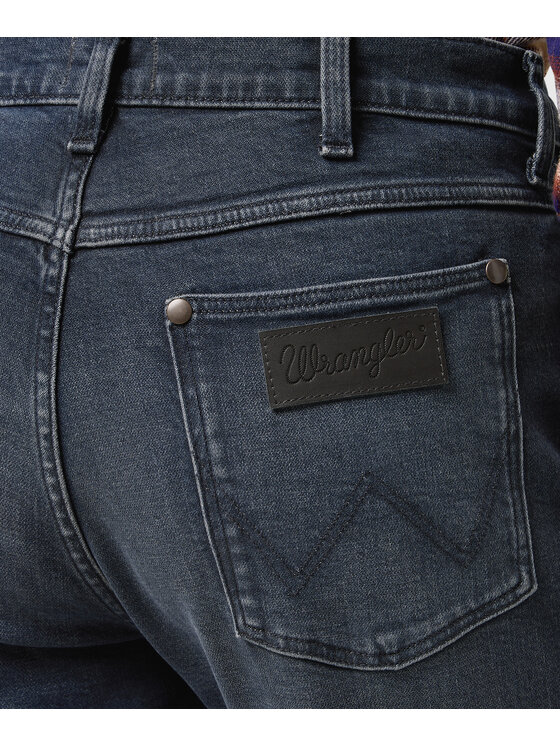 Wrangler Wrangler Jeansy 112370847 Granatowy Straight Leg