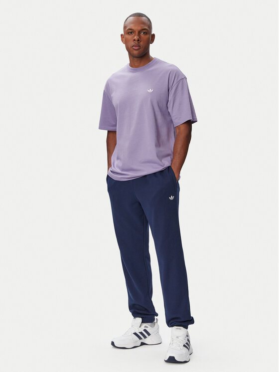 adidas adidas Футболка Trefoil Essentials Loose KV3140 Фіолетовий Regular Fit