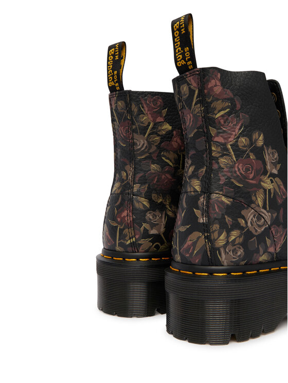 Dr. Martens Dr. Martens Туристически oбувки Sinclair Decayed Roses Tumbled Nappa  DM32050001 Черен