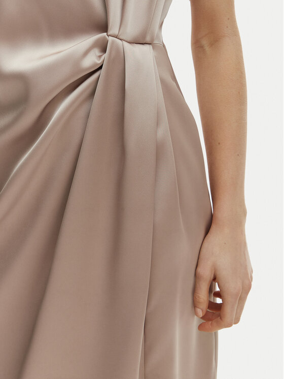 Rinascimento Rinascimento Coctailkleid CFC0127457003 Beige Regular Fit