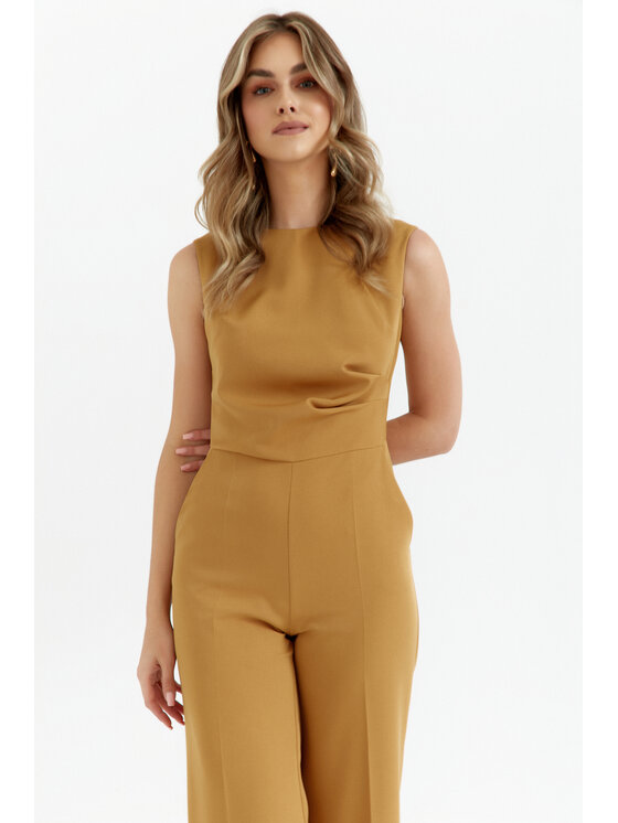 Stylove Stylove Kombinezon S115 Żółty Comfortable Fit