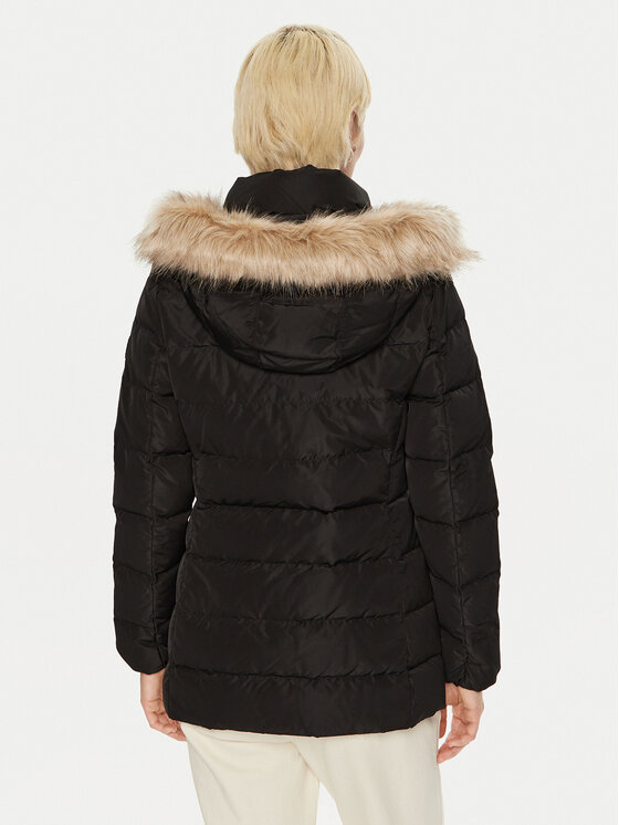Tommy Hilfiger Tommy Hilfiger Μπουφάν πουπουλένιο WW0WW43600 Μαύρο Regular Fit