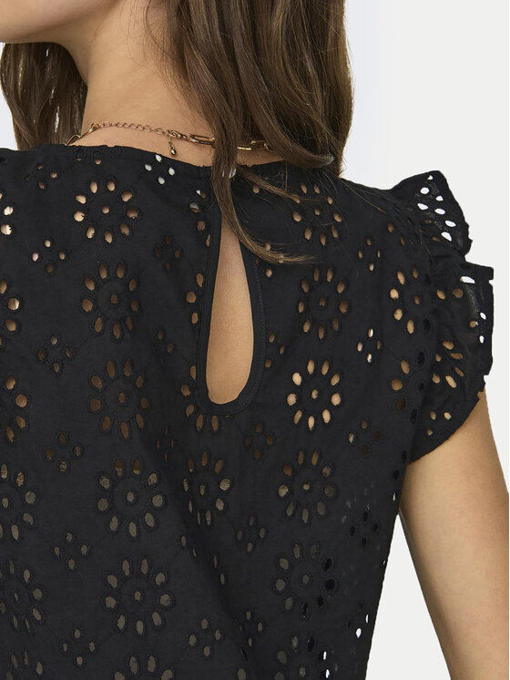 JDY JDY Bluse Vola 15312383 Schwarz Regular Fit