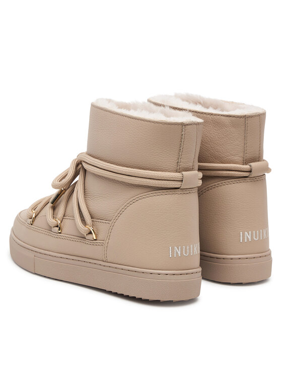Inuikii Inuikii Śniegowce Full Leather 1001.003.0252 Kremowy