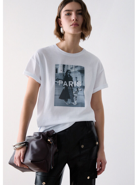 Liu Jo Liu Jo T-shirt WF6433JS904N9951 Bianco Regular Fit