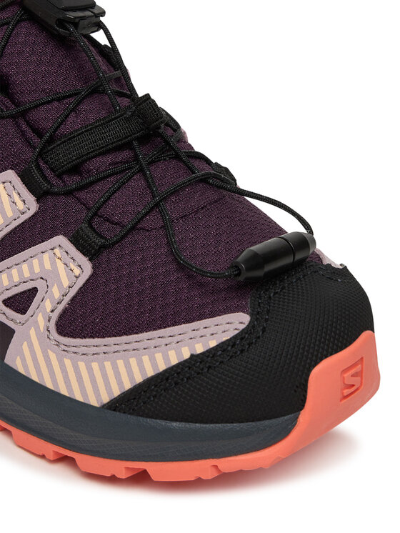 Salomon Salomon Trekking čevlji Xa Pro V8 Waterproof L47857100 Vijolična