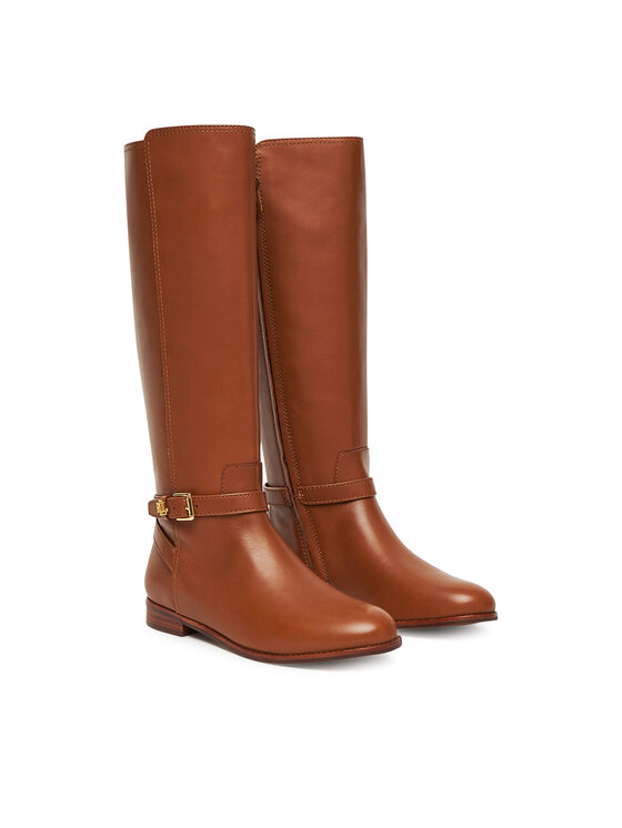 LAUREN RALPH LAUREN LAUREN RALPH LAUREN Cizme lungi riding Brooke Tll 2 Bo Tal 802974383001 Maro