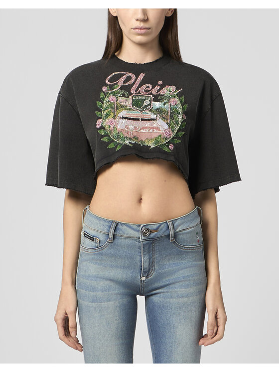 PHILIPP PLEIN PHILIPP PLEIN T-Shirt 30526 Černá Regular Fit
