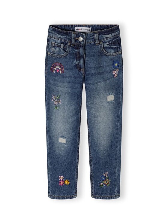 Jeansy, rozmiar 98/104, Niebieskie, 22jean1