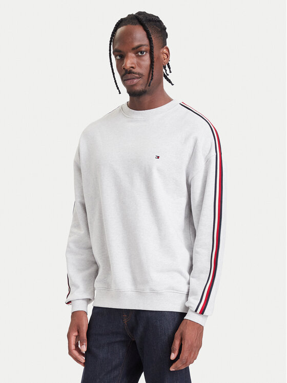 Tommy Hilfiger Tommy Hilfiger Džemperis UM0UM03943 Šviesiai pilka Regular Fit