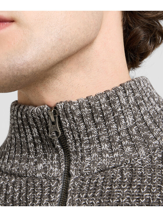 Lee Lee Sweter 112370540 Szary Regular Fit