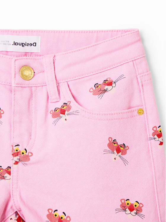 Desigual Desigual Kratke traperice 23SGDD05 Ružičasta Regular Fit