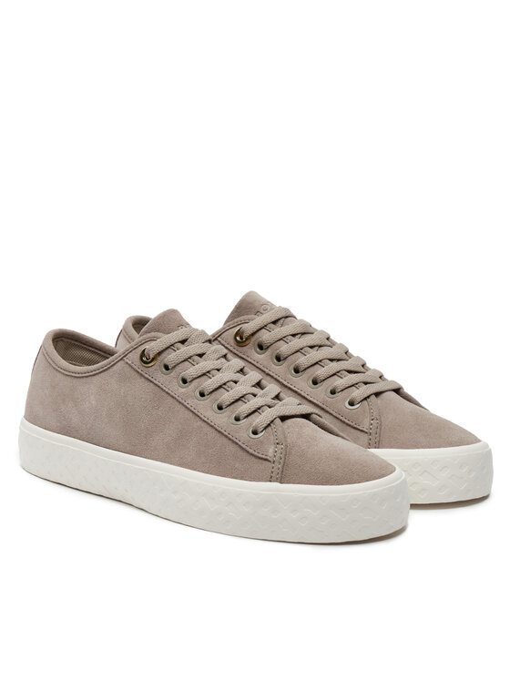 BOSS Boss Sneakers aus Stoff Aidenlm Tenn Sd 50517179 Beige