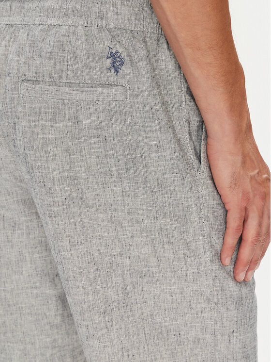 U.S. Polo Assn. U.S. Polo Assn. Šortky z materiálu MUP4050 Modrá Slim Fit
