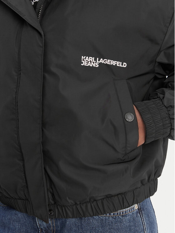Karl Lagerfeld Jeans Karl Lagerfeld Jeans Демісезонна куртка B1W15023 Чорний Relaxed Fit