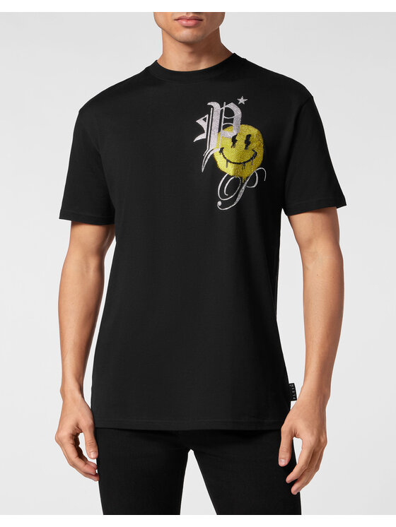 PHILIPP PLEIN PHILIPP PLEIN T-Shirt 9297 Czarny Regular Fit