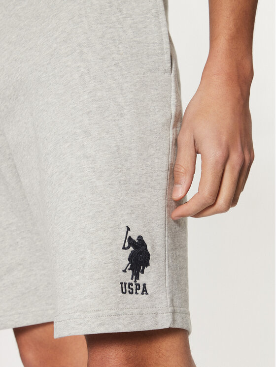 U.S. Polo Assn. U.S. Polo Assn. Sportske kratke hlače MUP3355 Siva Regular Fit