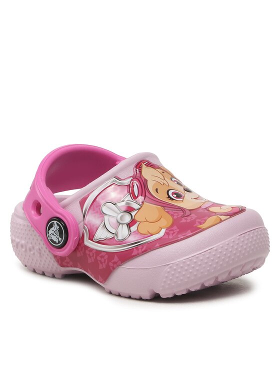 Crocs Crocs Șlapi Fl Paw Patrol Patch Cg T 207487 Roz