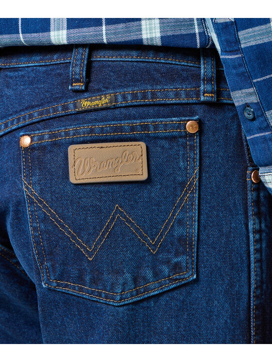 Wrangler Wrangler Jeansy 112358499 Granatowy Regular Fit