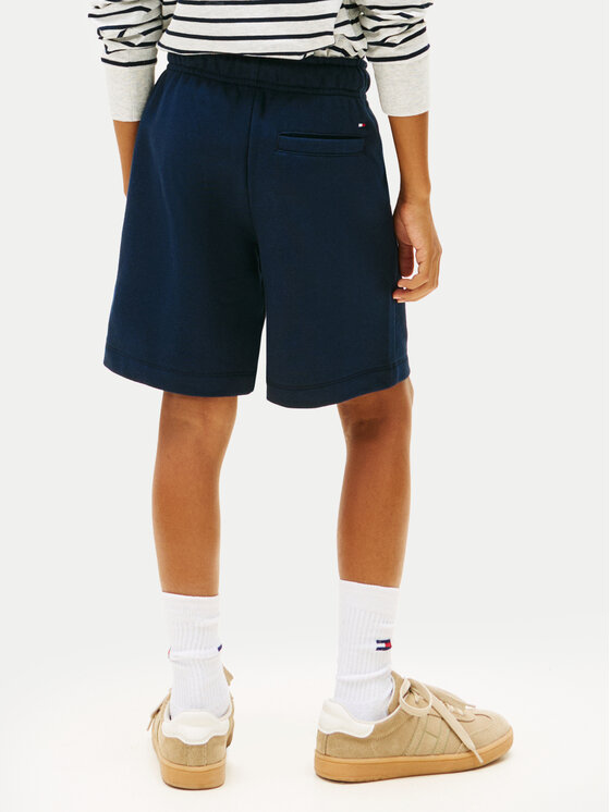 Tommy Hilfiger Tommy Hilfiger Sportske kratke hlače Monotype Print KB0KB10023 Tamnoplava Regular Fit