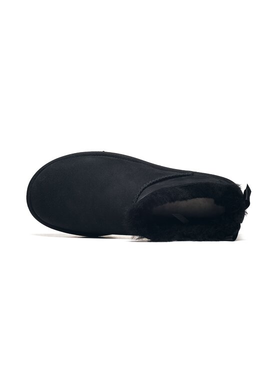 Ugg Ugg Botki Ultra Mini Bailey Bow 1185491-BLK Czarny